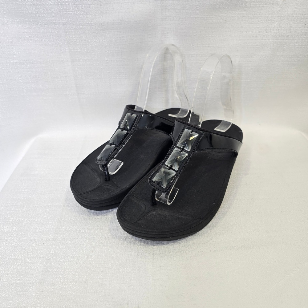 FitFlop Thong Sandals Size 7 Microwobbleboard